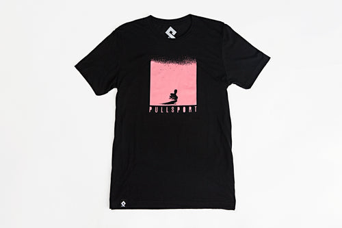 Pullsport Slalom Waterski Tee Pink Ink