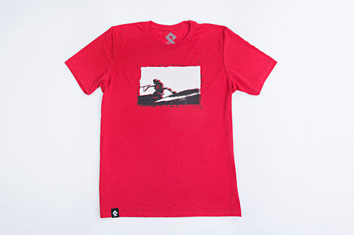 PULLSPORT RIDE TEE - RED Wakeboard Waterski Watersport Apparel 