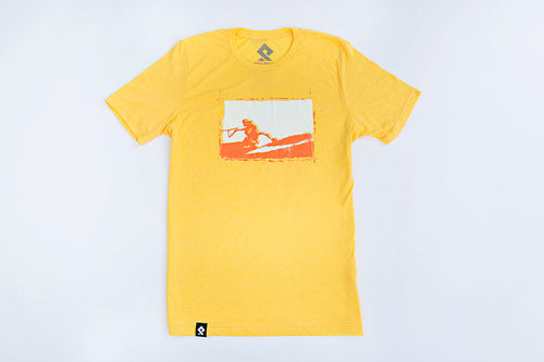 PULLSPORT RIDE TEE - YELLOW Wakeboard Waterski Watersport Apparel 